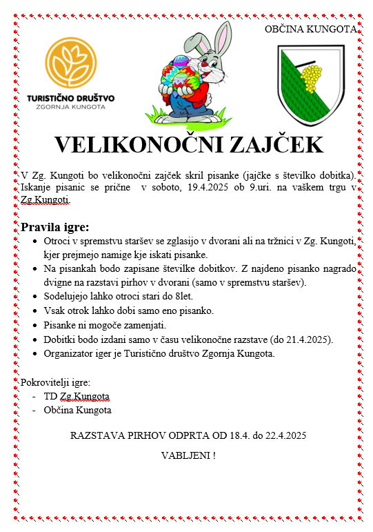 velikonočni zajček